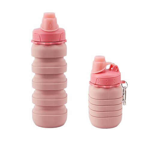 Square Portable Anti-fall Sports Silicone Folding Cups
