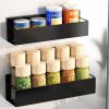 4 Pack Magnetic Spice Storage Rack Organizer for Refrigerator and Oven, Fridge Organizers and Storage