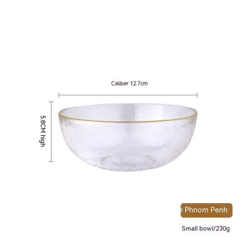 Phnom Penh Fruit Plate Creative Set Glass Plate Household