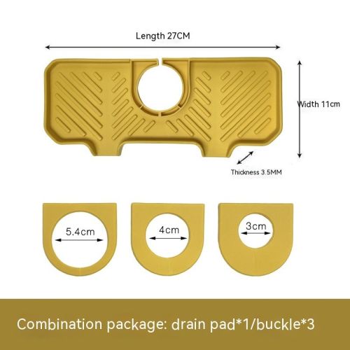 Splash-proof Waterproof Faucet Drainage Mat