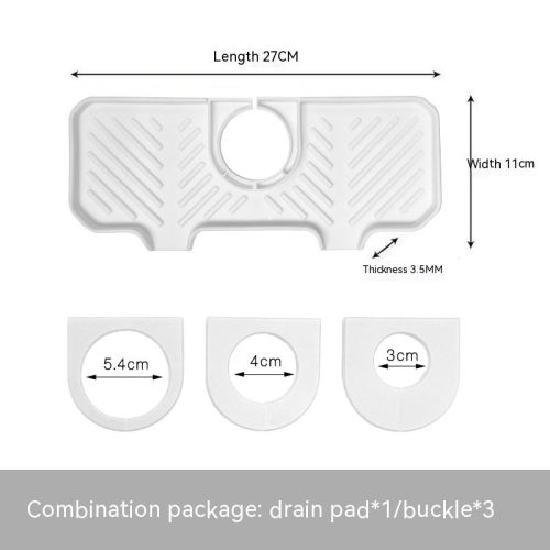 Splash-proof Waterproof Faucet Drainage Mat